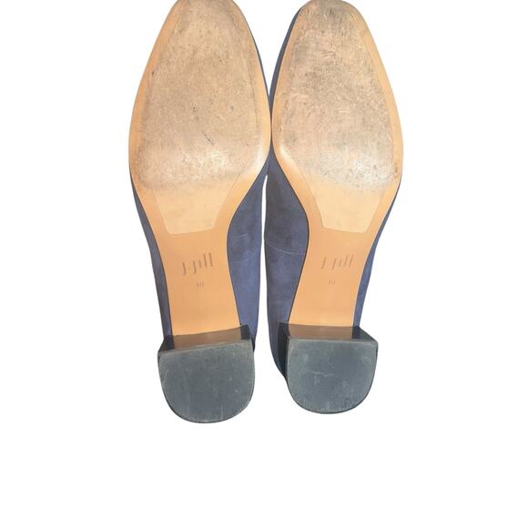 J. Jill Blue Suede Block Heel Pumps Women’s Size 10 Comfort Dress Shoes - Picture 8 of 12